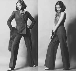 Лукбук коллекции Yves Saint Laurent Haute Couture весналето 1971.