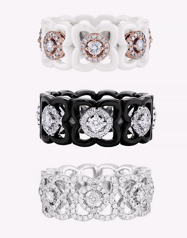 De Beers коллекция Enchanted Lotus из керамики и бриллиантов | Vogue
