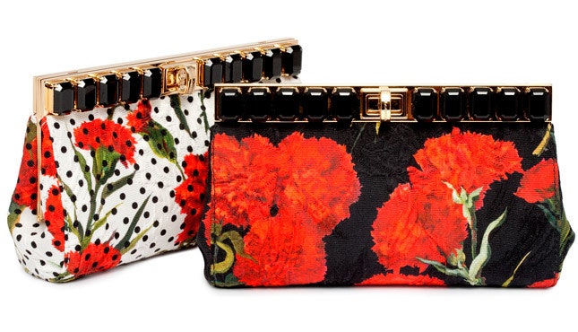Dolce  Gabbana обувь и аксессуары из круизной коллекции из жаккарда с цветочным рисунком | Vogue