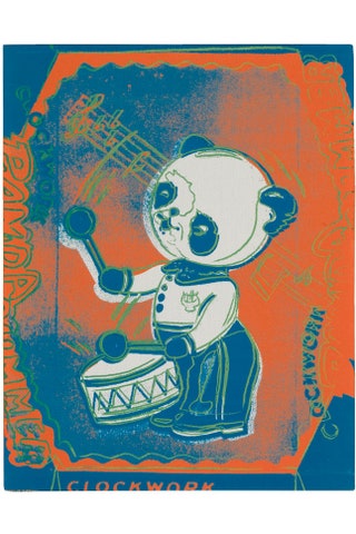 Энди Уорхол Clockwork Panda Drummer 1983 .