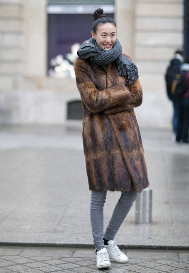 Streetstyle на Неделе Высокой моды в Париже