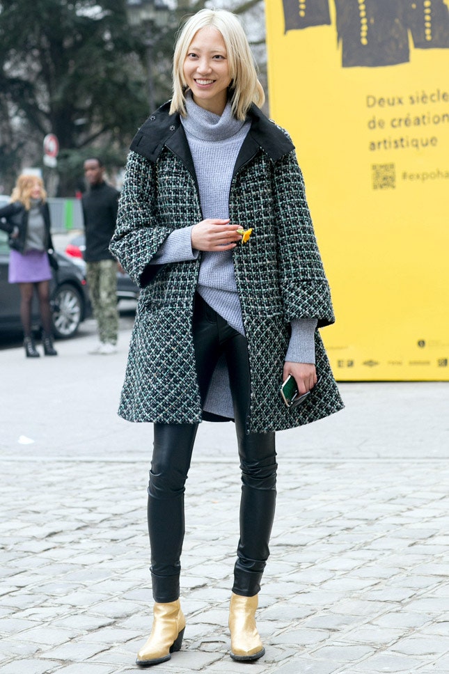 Streetstyle на Неделе Высокой моды в Париже