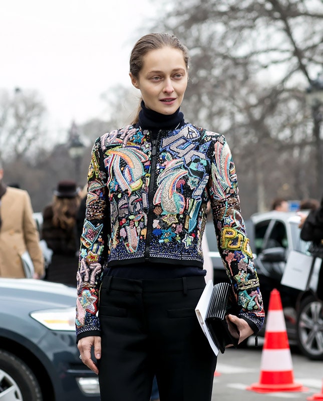 Streetstyle на Неделе Высокой моды в Париже