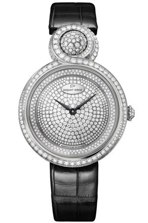 Часы Jaquet Droz Lady 8 Shiny с циферблатом усыпанным бриллиантами | Vogue