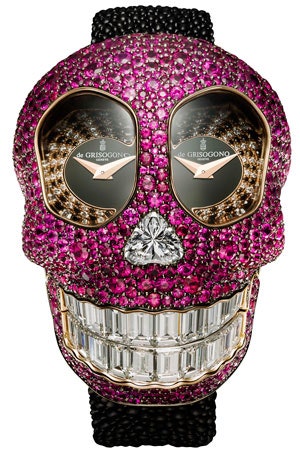 Часы de Grisogono Crazy Scull в виде огромного хохочущего черепа выпущенные к Хеллоуину | Vogue