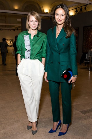 Вика Газинская и Екатерина Затейкина в Dior.