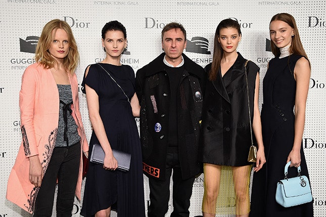 Гости вечеринки Dior по случаю Guggenheim International Gala 2014