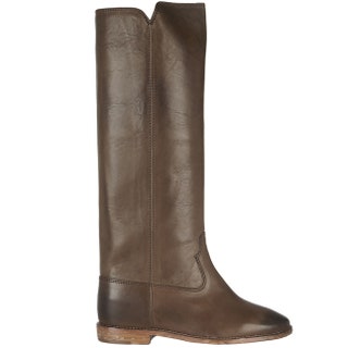 Кожаные сапоги около 30 000 руб. Isabel Marant.
