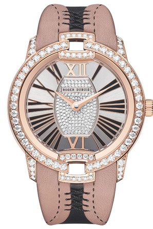 Часы Roger Dubuis Velvet Haute Couture Corsetry с корпусом из розового золота с бриллиантами | Vogue