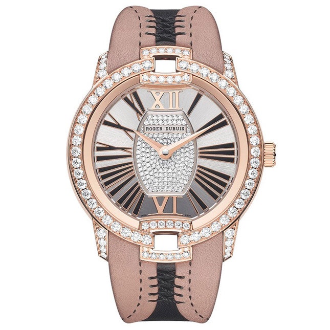 Часы Roger Dubuis Velvet Haute Couture Corsetry с корпусом из розового золота с бриллиантами | Vogue