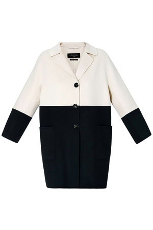 Чернобелое пальто Max Mara Weekend созданное специально для Fashion's Night Out 2014 | Vogue