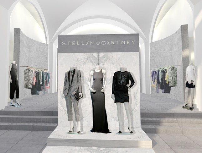 Stella McCartney открытие второго бутика марки в Москве в ноябре 2014 | Vogue