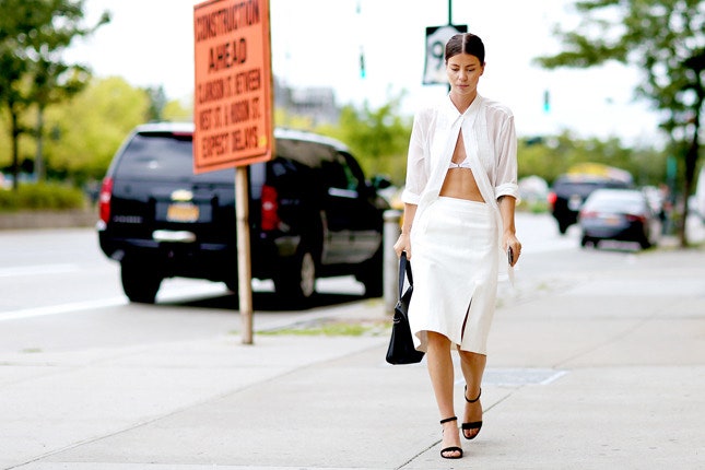Неделя моды в НьюЙорке в сентябре 2014 streetstyle фото | Vogue