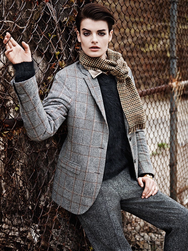 Модные женские вещи позаимствованные из мужского гардероба пальто куртки жилеты | Vogue