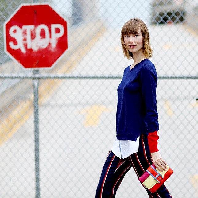 Streetstyle на Неделе моды в НьюЙорке фото Ханнели Мустапарты Мирославы Думы и других | Vogue