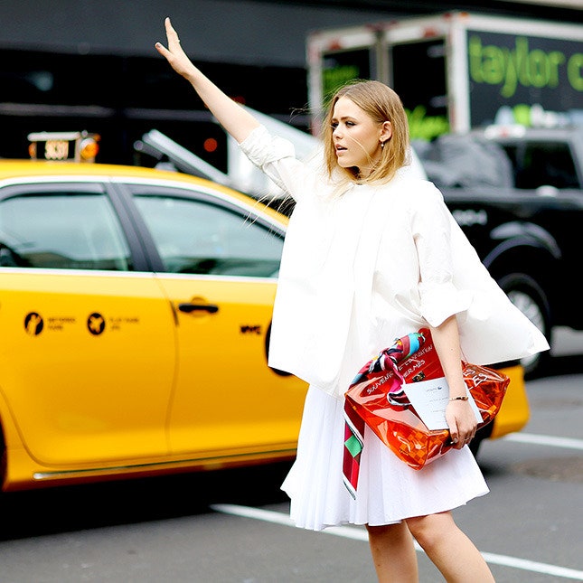 Streetstyle на Неделе моды в НьюЙорке фото Ханнели Мустапарты Мирославы Думы и других | Vogue