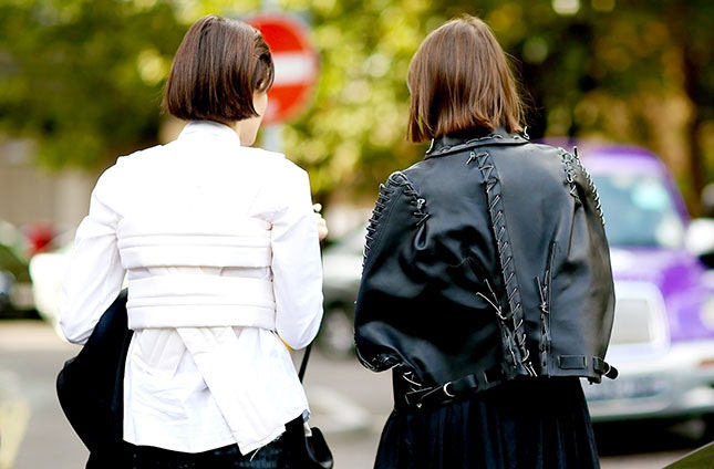 Стритстайл фото на Неделе моды в Лондоне что носят модницы осенью 2014 | Vogue