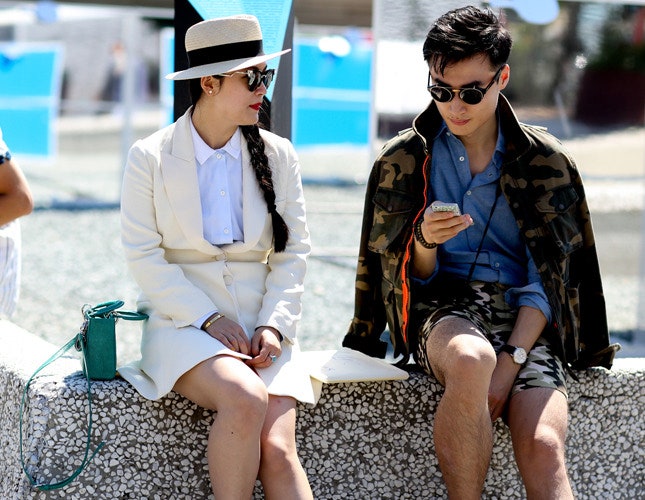 Streetstyle на Pitti Immagine