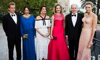 Андреа Казираги Татьяна СантоДоминго принцесса Каролина Наталья Водянова принц Альбер и принцесса Шарлин.