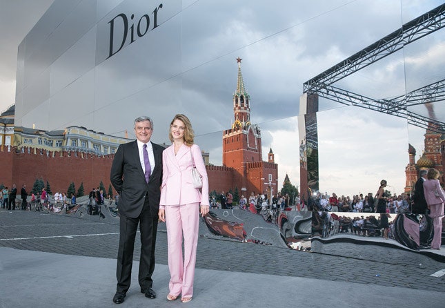 Гости показа Dior на Красной площади