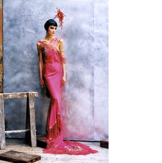 Шалом Харлоу в Dior фото Питера Линдберга VOGUE US 1997.