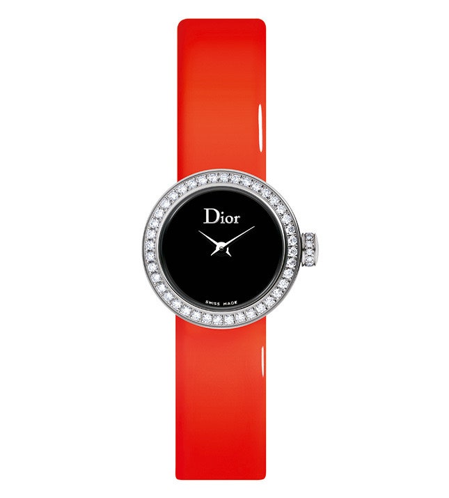 Часы Dior La Mini D фото аксессуаров на флуоресцентных браслетах