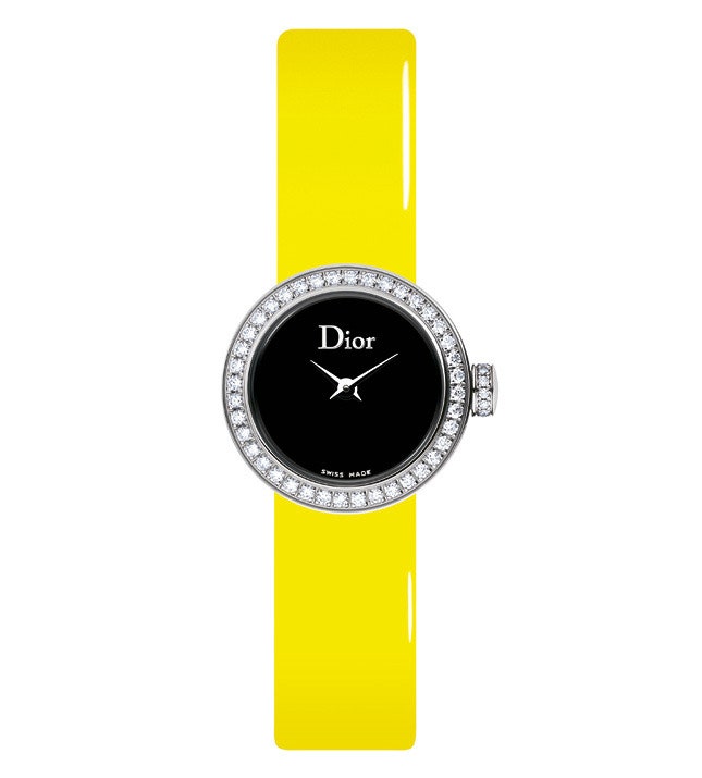Часы Dior La Mini D фото аксессуаров на флуоресцентных браслетах