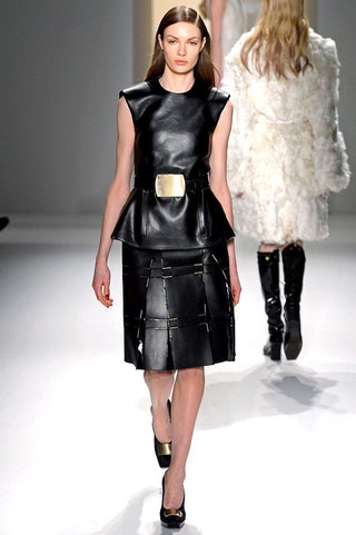 Александра Мартынова на показе Calvin Klein осеньзима 201314.