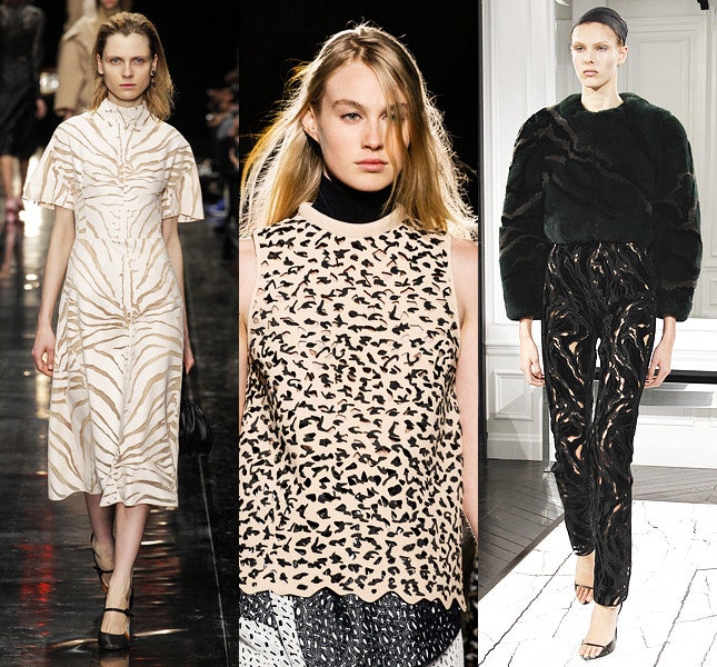 Модные тенденции осеннего сезона кожа мохер длинные перчатки глубокое декольте | Vogue