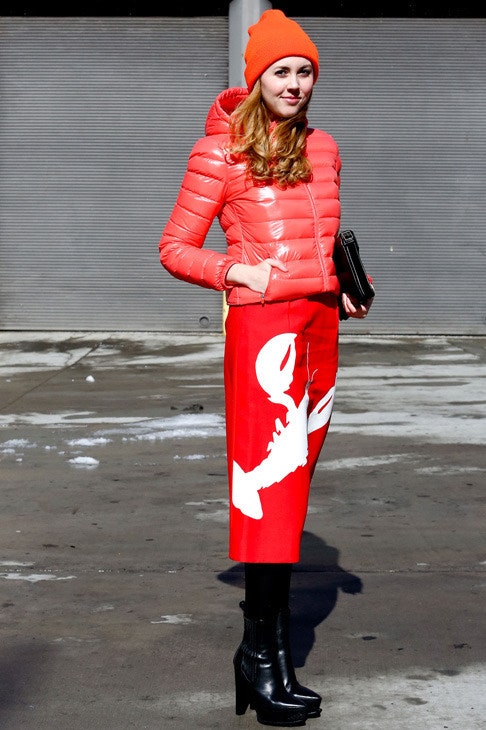Streetstyle на Неделе моды в НьюЙорке