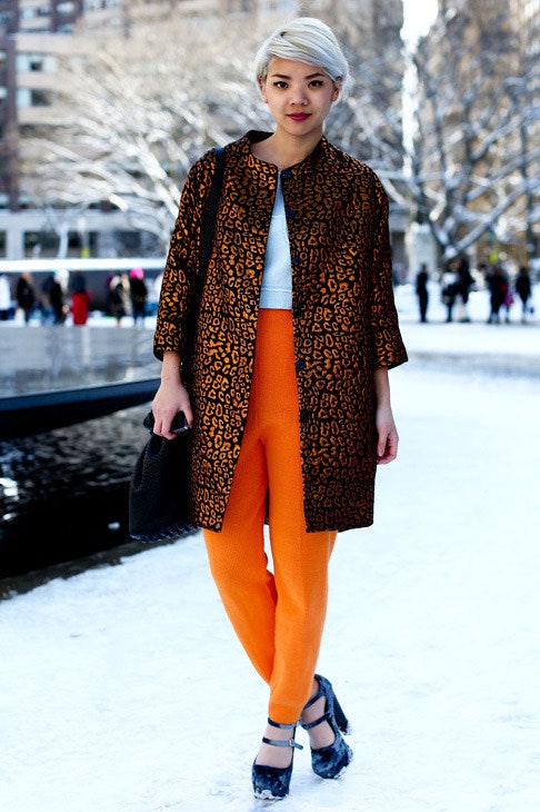 Streetstyle на Неделе моды в НьюЙорке