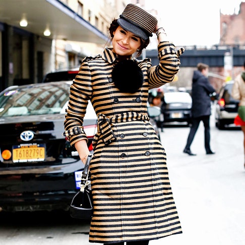 Streetstyle на Неделе моды в Нью-Йорке