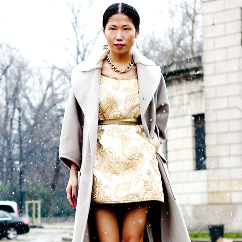 Streetstyle на Неделе моды в Милане