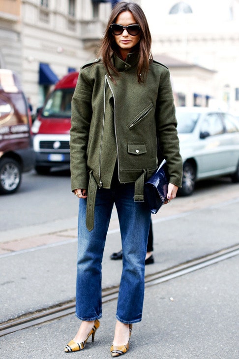 Streetstyle на Неделе моды в Милане