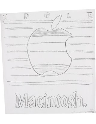 ANDY WARHOL Apple Macintosh 1985 эстимейт pound2000030000.