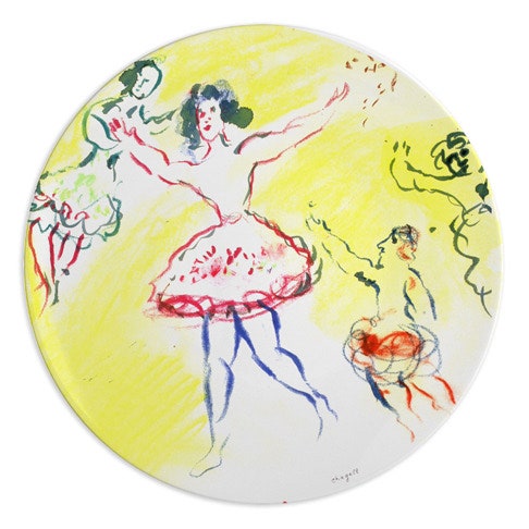 Картины Марка Шагала на лиможском фарфоре
