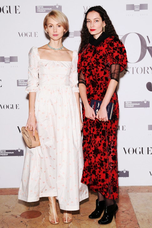 Фото Натальи Водяновой и других на благотворительном аукционе Vogue