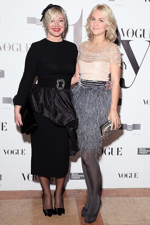 Фото Натальи Водяновой и других на благотворительном аукционе Vogue