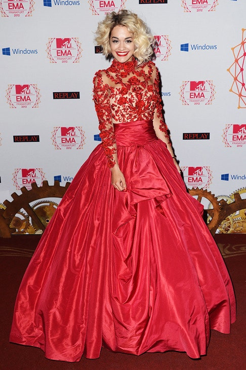 Лучшие платья MTV EMA 2012