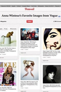 Анна Винтур завела Pinterest