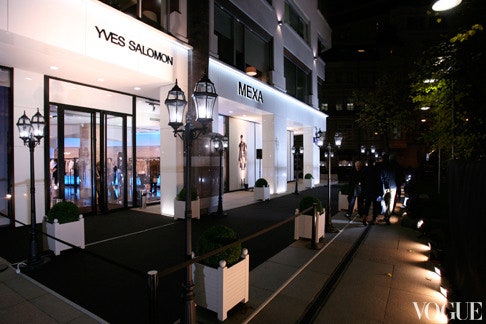 Открытие бутика Yves Salomon в Москве