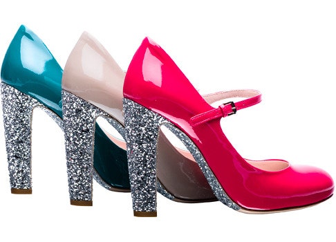 Miu Miu представили коллекцию туфель Glitter Mary Jane