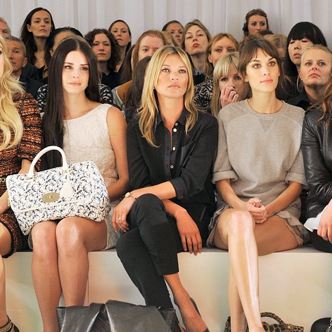 Гости показа Mulberry в Лондоне