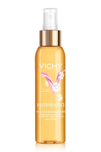 Vichy увлажняющее масло для тела и волос из линейки Nutriextra