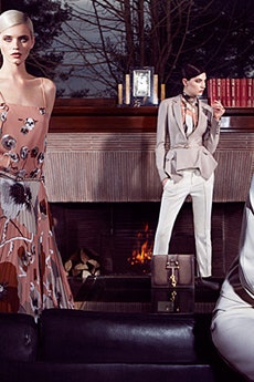 Эбби Ли Кершоу Кармен Педару и Жаклин Яблонски снялись в предсезонной кампании Gucci