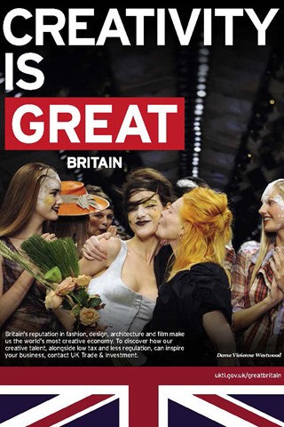 Вивьен Вествуд приняла участие в проекте GREAT Britain