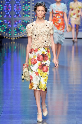 Показ Dolce  Gabbana весналето 2012.