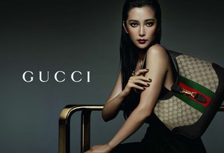 Ли Бинбин в рекламной кампании Gucci.