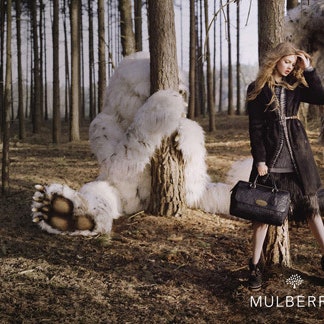 Линдси Уикссон снялась в рекламной кампании Mulberry