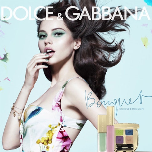 Фелисити Джонс в весенней кампании Dolce & Gabbana